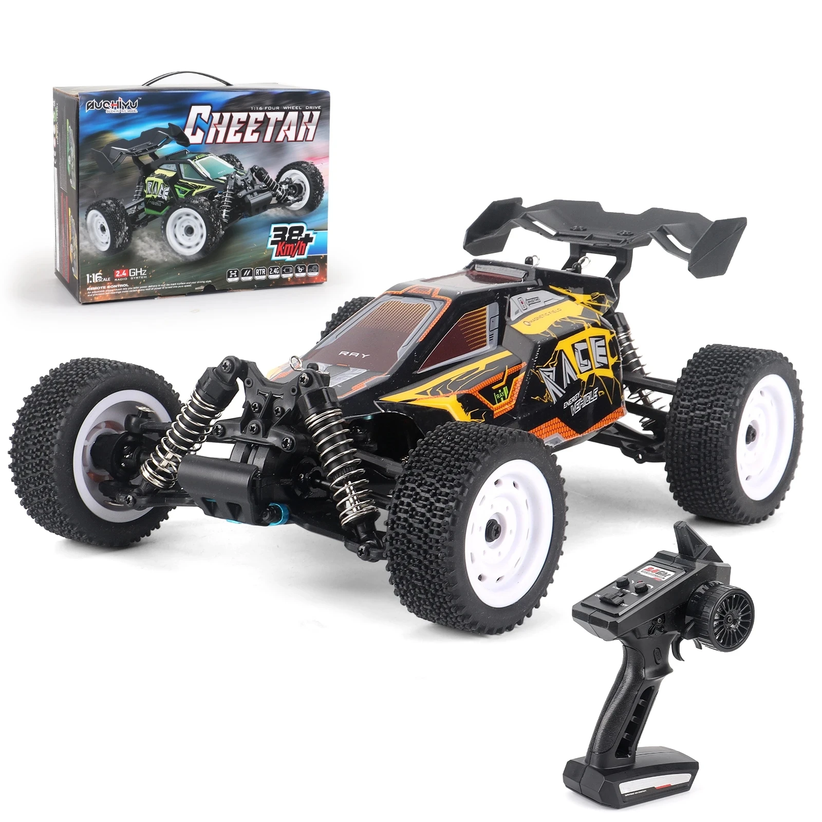 

High Speed Hobby RC Drift Car 48KM/H 4WD 1/16 Scale Off Road Toys for Boys 2.4GHZ Remote Control Monster Truck