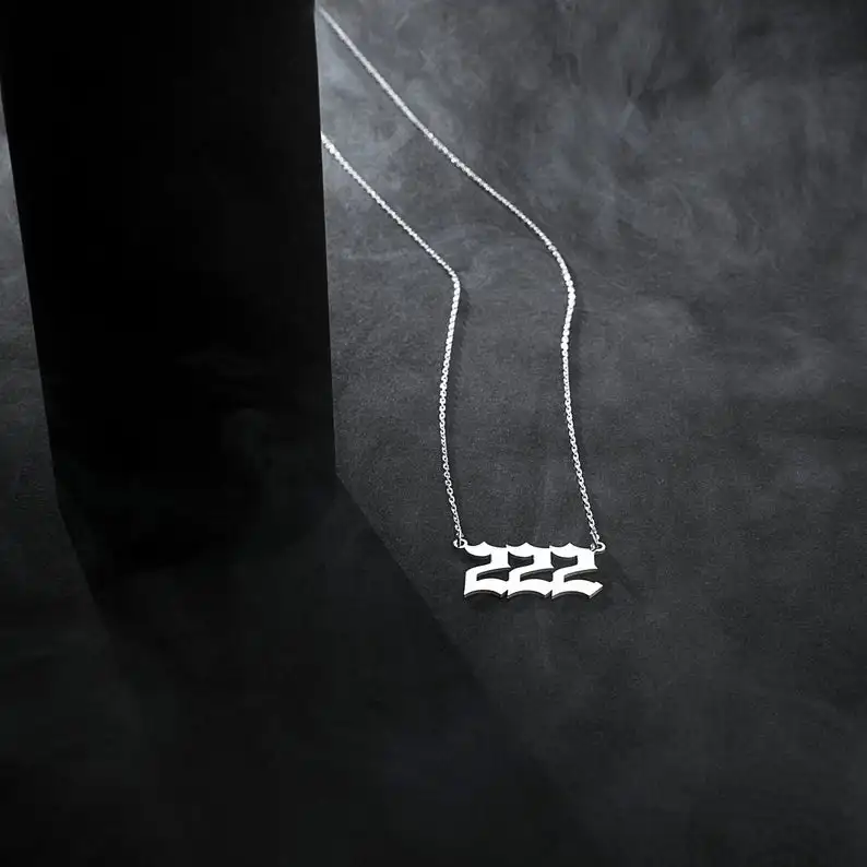 Customized Name Numbers Gold SilverStainless Steel Necklace Men Women Fashion Personalized Number Pendant Necklace Jewelry Gifts
Customized Name Numbers Gold SilverStainless Steel Necklace Men Women Fashion Personalized Number Pendant Necklace Jewelry Gifts
