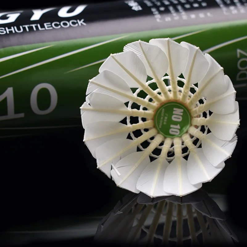 Wholesale Guangyu No. 10 Badminton Goose Feather Whole Garden Competition Training Batting Feeling Good Resistance To Playing Fl
Wholesale Guangyu No. 10 Badminton Goose Feather Whole Garden Competition Training Batting Feeling Good Resistance To Playing Fl
