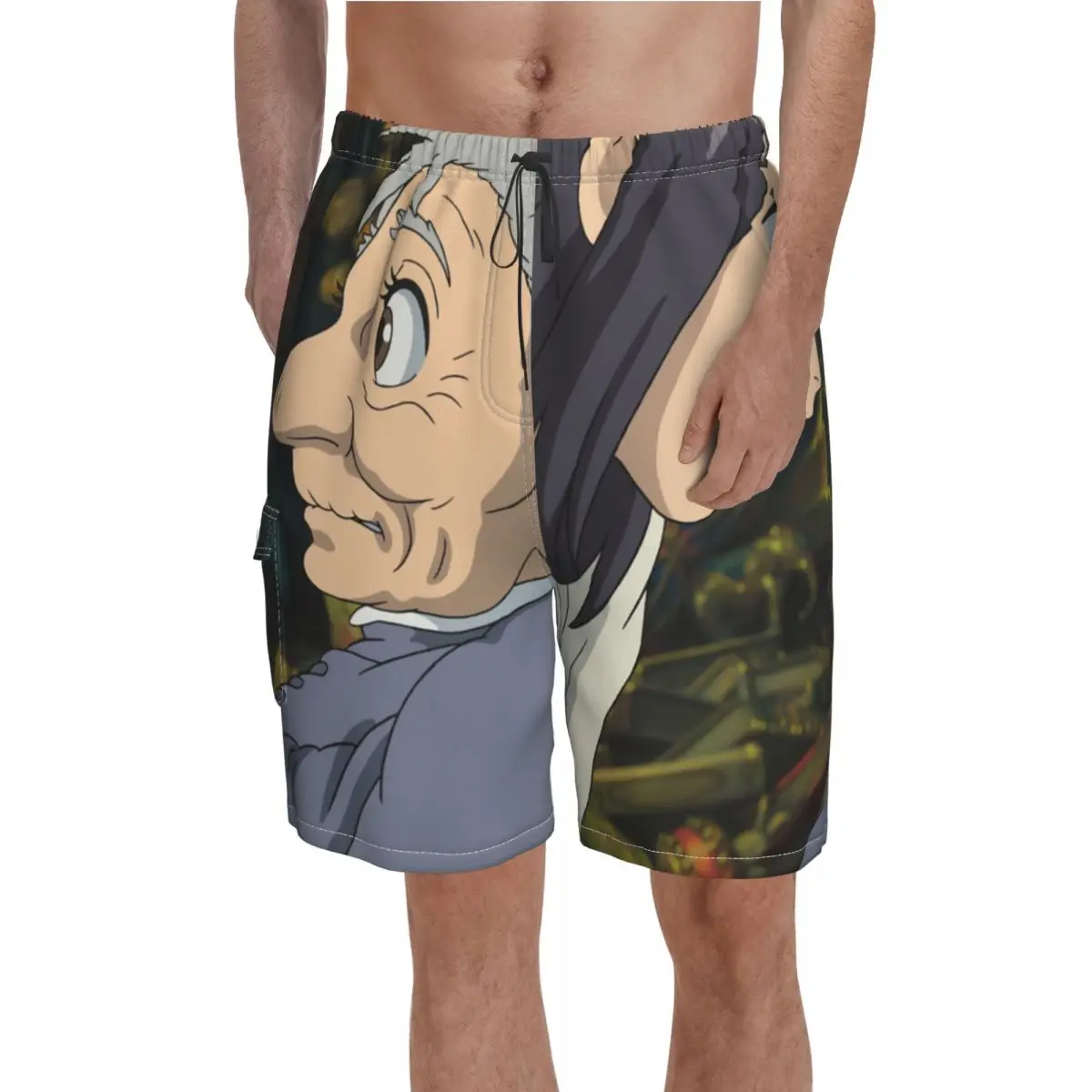 Howls Moving Castle Board Shorts Howl and Grandma Sophie Male Classic Beach Shorts Hot Sale Custom Plus Size Swim Trunks
Howls Moving Castle Board Shorts Howl and Grandma Sophie Male Classic Beach Shorts Hot Sale Custom Plus Size Swim Trunks