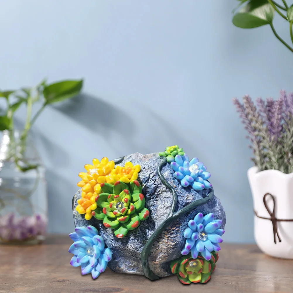 LED Succulent Figurine Lamp Resin Solar Power Sculpture Crafts Light Garden Yard Decoration Home Resin Lighting Ornaments
LED Succulent Figurine Lamp Resin Solar Power Sculpture Crafts Light Garden Yard Decoration Home Resin Lighting Ornaments