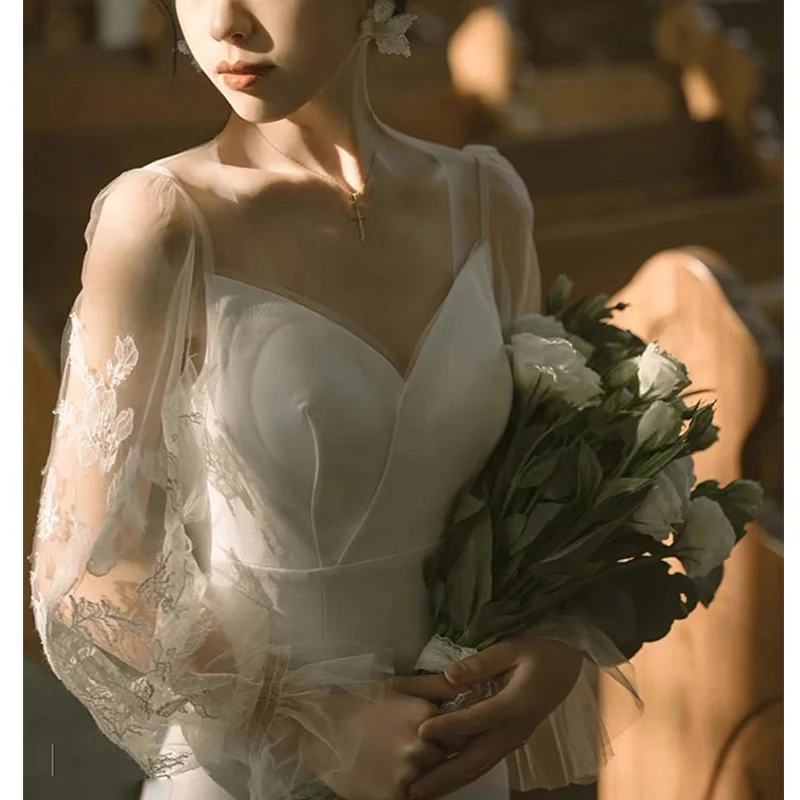 Новый дизайн, свадебное платье на бретелях-спагетти, прозрачное женское кружевное платье русалки, свадебные платья с аппликацией, свадебны...
Новый дизайн, свадебное платье на бретелях-спагетти, прозрачное женское кружевное платье русалки, свадебные платья с аппликацией, свадебны...