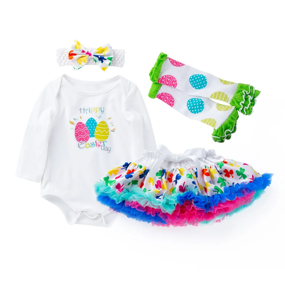 Easter Egg Baby Children's Clothes New Baby Long Sleeved Cartoon Printed Puffy Skirt Set Wholesale Newborn Infant Girl Clothes
Easter Egg Baby Children's Clothes New Baby Long Sleeved Cartoon Printed Puffy Skirt Set Wholesale Newborn Infant Girl Clothes