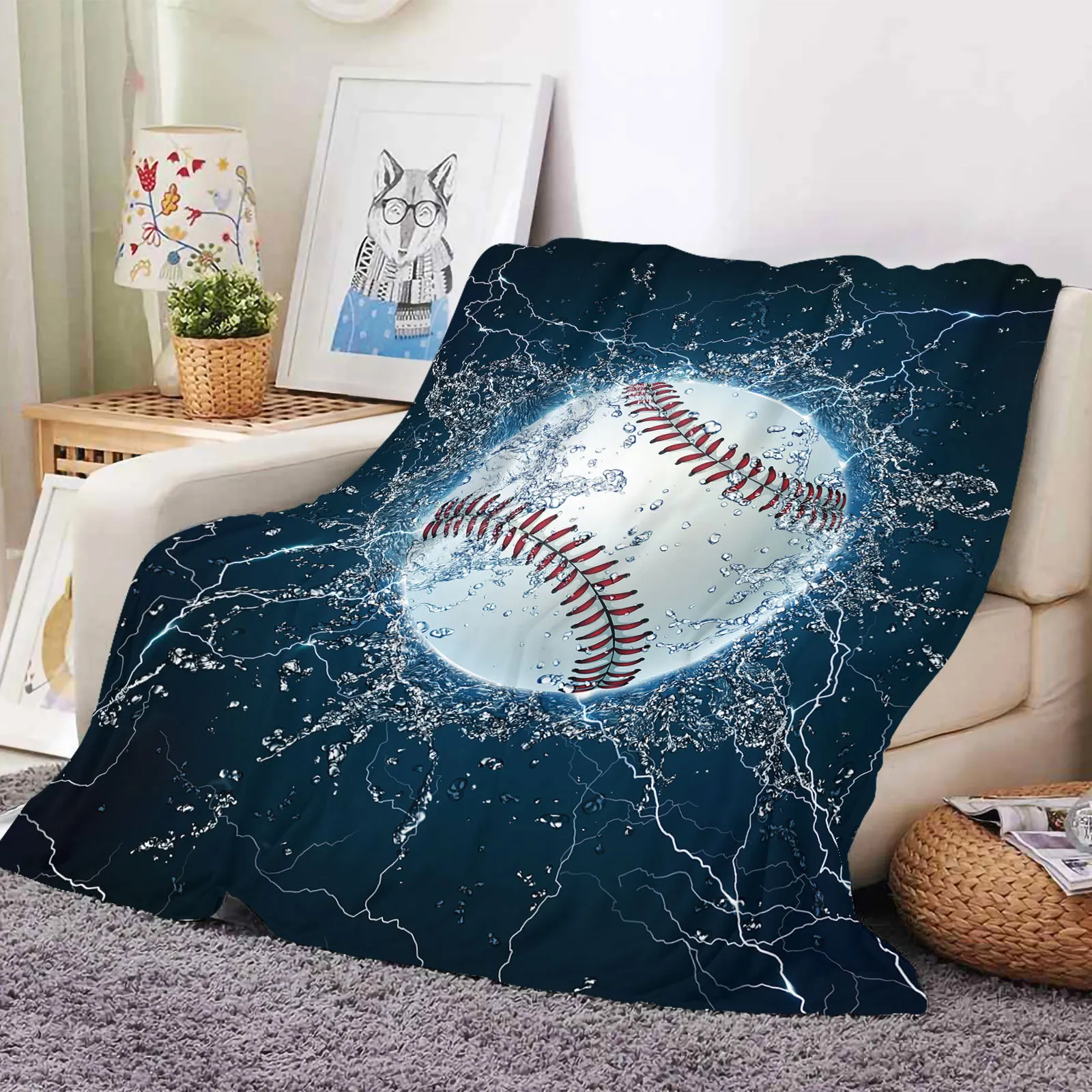 3D Baseball Printed Flannel Blanket Soft Warm All Season Throw Blankets for Bedroom Chair Car Sofa Couch Gift Decorative
3D Baseball Printed Flannel Blanket Soft Warm All Season Throw Blankets for Bedroom Chair Car Sofa Couch Gift Decorative