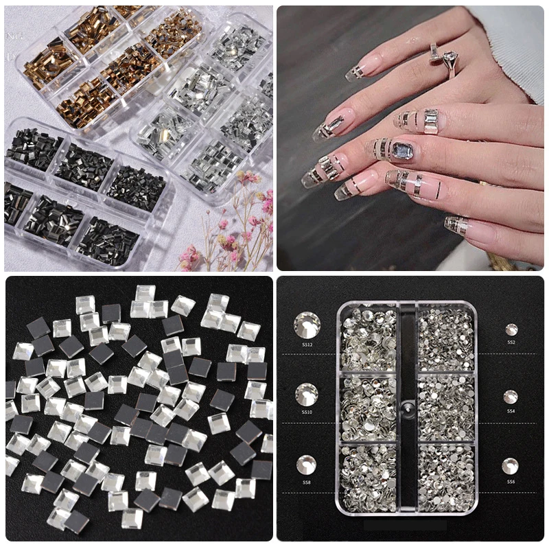 600/1000 Pcs Shiny Special-shaped Rhinestone Mixed Transparent Square Crystal Zircon Nail Art Decorations Accessories Wholesale
600/1000 Pcs Shiny Special-shaped Rhinestone Mixed Transparent Square Crystal Zircon Nail Art Decorations Accessories Wholesale