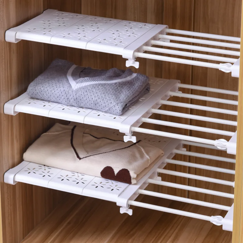 Adjustable Wardrobe Closet Organizer Clothing Storage Shelves for Kitchen Bathroom Storage Holders Wall Shelf Mounted Racks
Adjustable Wardrobe Closet Organizer Clothing Storage Shelves for Kitchen Bathroom Storage Holders Wall Shelf Mounted Racks