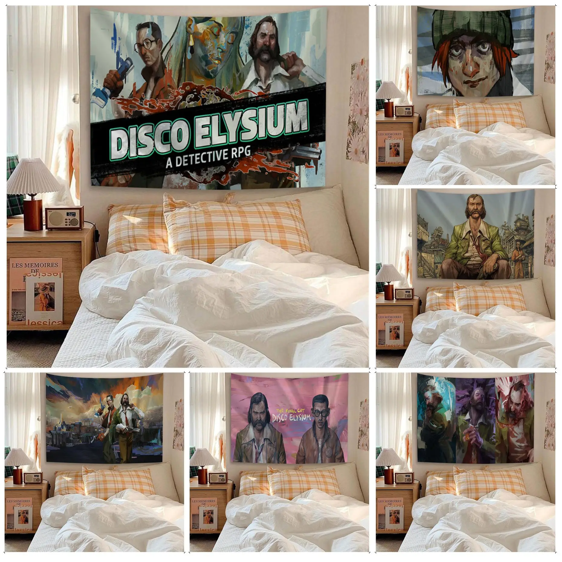 Disco Elysium Hippie Wall Hanging Tapestries Japanese Wall Tapestry Anime Art Home Decor
Disco Elysium Hippie Wall Hanging Tapestries Japanese Wall Tapestry Anime Art Home Decor