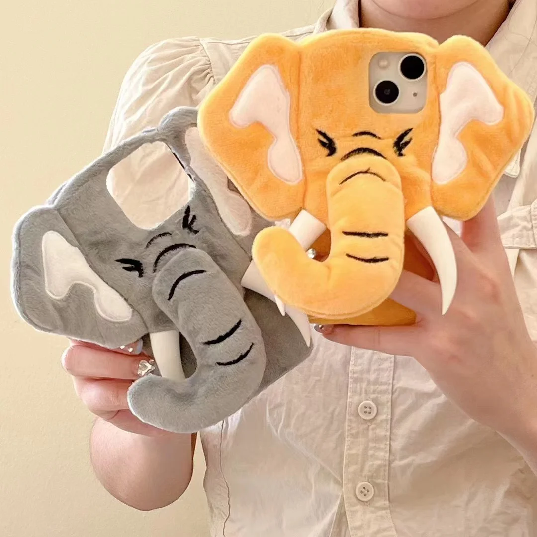Super Cute 3D Plush Elephant Case For iPhone 14 Plus 11 12 13 Pro Max Fashion Phone Cover Cartoon Fabric Soft Silicone Case
Super Cute 3D Plush Elephant Case For iPhone 14 Plus 11 12 13 Pro Max Fashion Phone Cover Cartoon Fabric Soft Silicone Case