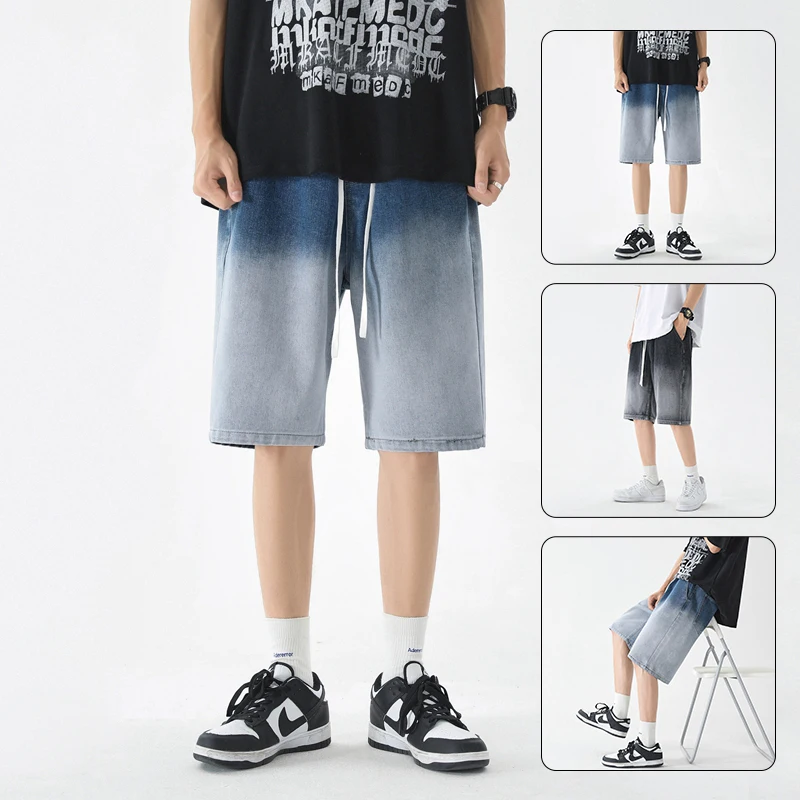 Mens Jeans Shorts Y2k Summer Blue Casual Fashion Denim Pants Gym Knee Length Shorts Street Harajuku Sports Drawsting Sweatpants 
Mens Jeans Shorts Y2k Summer Blue Casual Fashion Denim Pants Gym Knee Length Shorts Street Harajuku Sports Drawsting Sweatpants