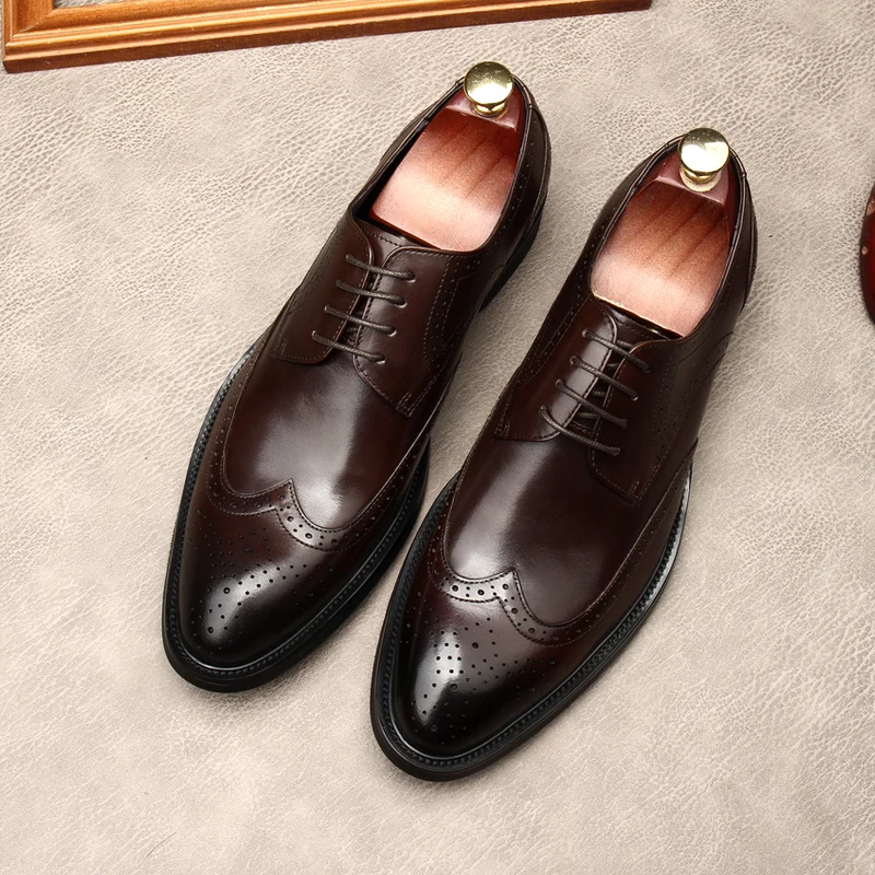 Italian Flat Mens Dress Shoes Luxury Genuine Leather 2023 Summer Classic Black Brogues Wedding Party Office Shoes Elegant Man
Italian Flat Mens Dress Shoes Luxury Genuine Leather 2023 Summer Classic Black Brogues Wedding Party Office Shoes Elegant Man