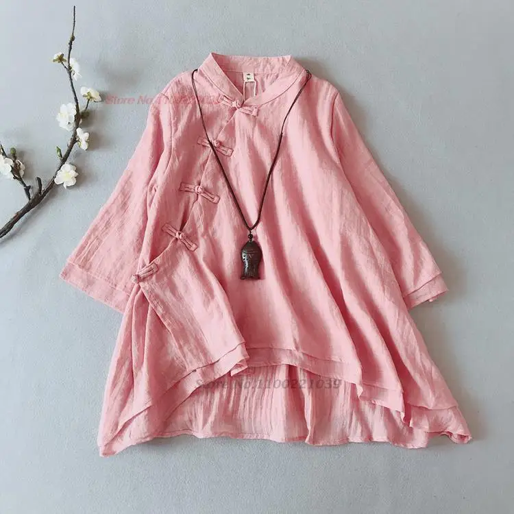 2023 традиционные китайские винтажные Топы hanfu, Женская Элегантная двухслойная стандартная блузка из хлопка и льна в стиле ретро
2023 традиционные китайские винтажные Топы hanfu, Женская Элегантная двухслойная стандартная блузка из хлопка и льна в стиле ретро