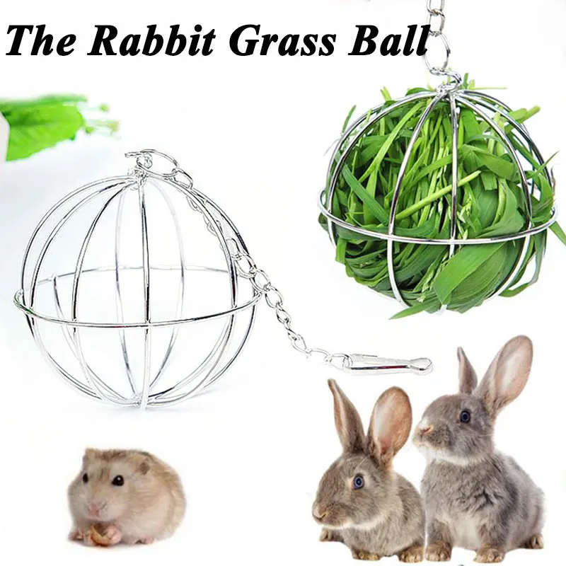 Stainless Steel Round Sphere Hay Feeder Dispense Exercise Hanging Straw Ball for Guinea Pig Hamster Rat Rabbits Pet Supplies
Stainless Steel Round Sphere Hay Feeder Dispense Exercise Hanging Straw Ball for Guinea Pig Hamster Rat Rabbits Pet Supplies