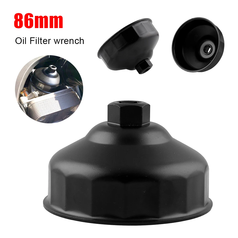 86mm Oil Filter Wrench 18 Flutes Oil Filter Cap Removal Socket Tool Aluminum Alloy Filter Housing Cap Removal Tool For BMW
86mm Oil Filter Wrench 18 Flutes Oil Filter Cap Removal Socket Tool Aluminum Alloy Filter Housing Cap Removal Tool For BMW