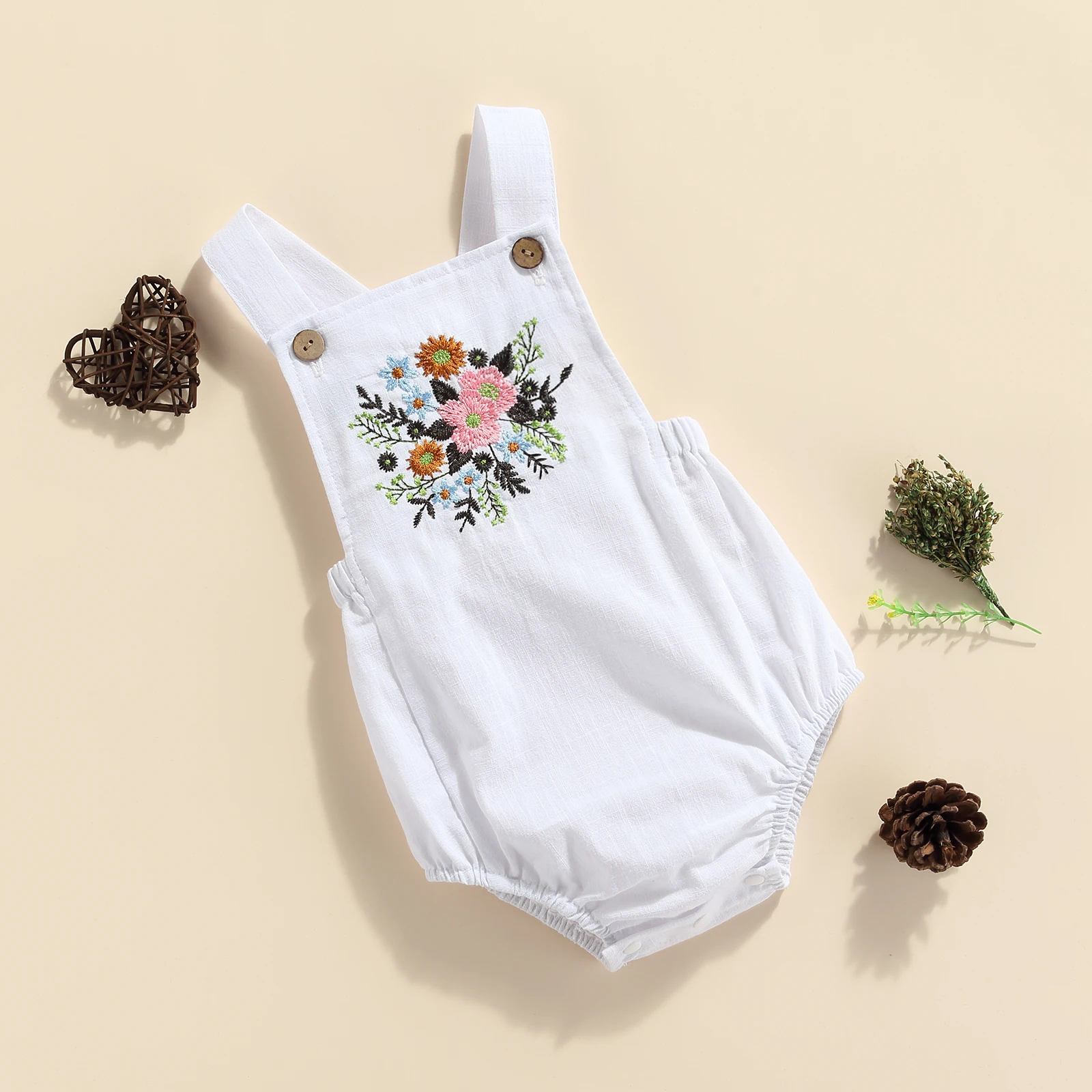 

Infant Baby Boy Girl Corduroy Overalls Romper Sleeveless Bodysuit Ribbed Jumpsuit Newborn Fall Winter Outfit Clothes