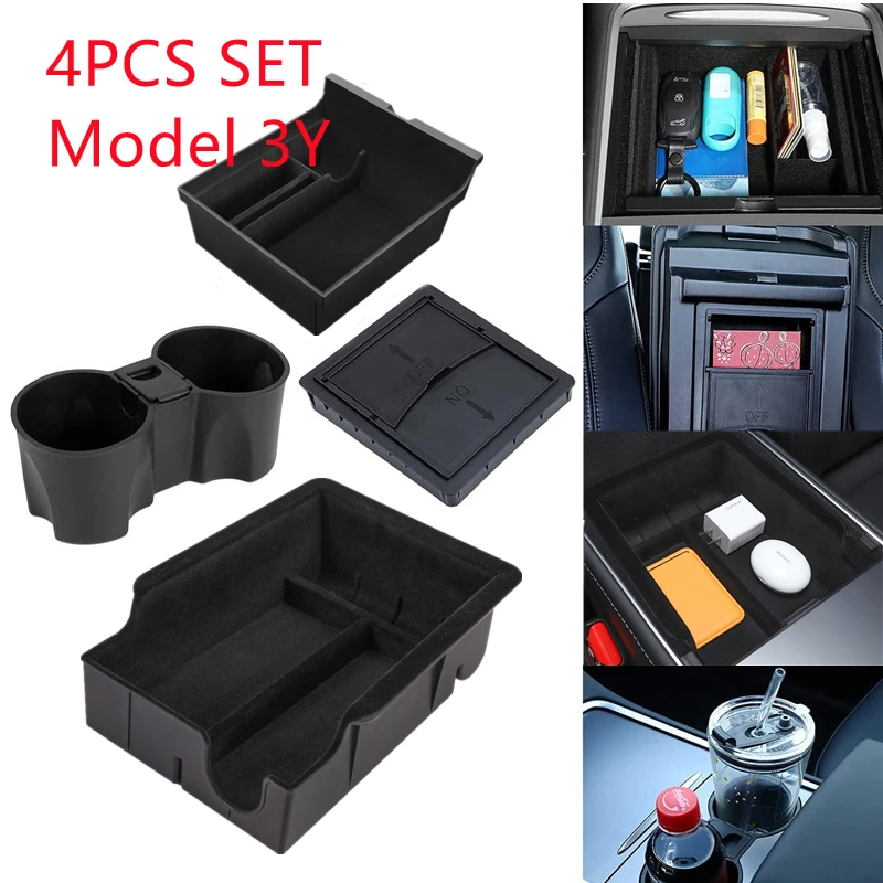 For Tesla Model 3 2021 Model Y 2022 Storage Box Center Armrest Hidden Box Cup Holder Interior Accessories
For Tesla Model 3 2021 Model Y 2022 Storage Box Center Armrest Hidden Box Cup Holder Interior Accessories