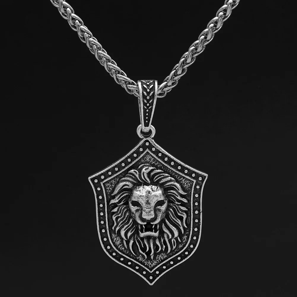 New wild lion necklace lion pendant chain for men fashion jewelry domineering lion head retro accessories animal medal 
New wild lion necklace lion pendant chain for men fashion jewelry domineering lion head retro accessories animal medal