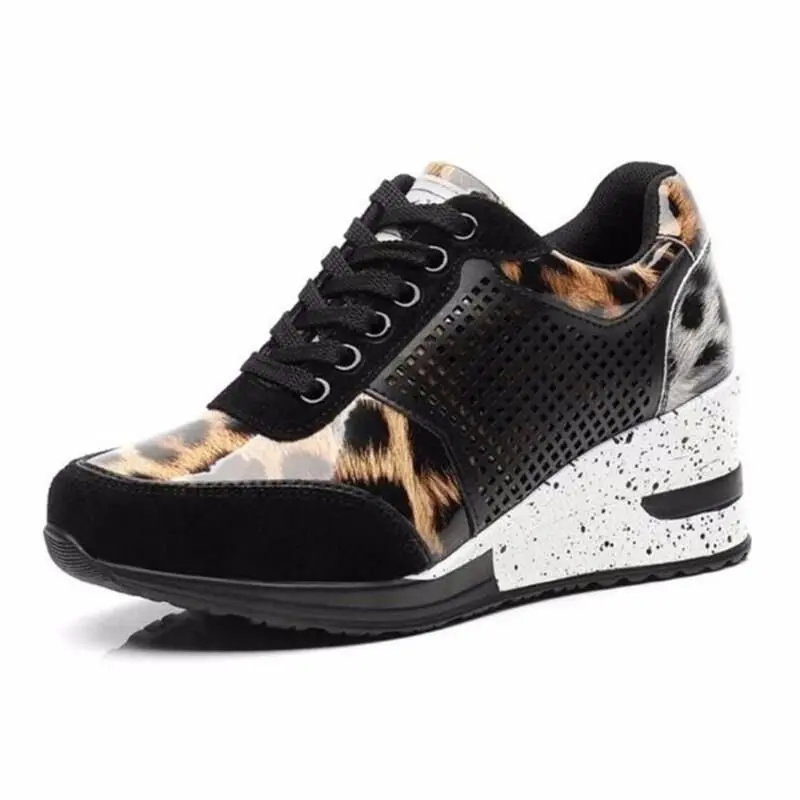 2020 Wedge Sneakers Mesh Leopard Design Elegant Women Shoes Platform Fashion Woman New Black Sneakers Casual Zapatos De Mujer
2020 Wedge Sneakers Mesh Leopard Design Elegant Women Shoes Platform Fashion Woman New Black Sneakers Casual Zapatos De Mujer