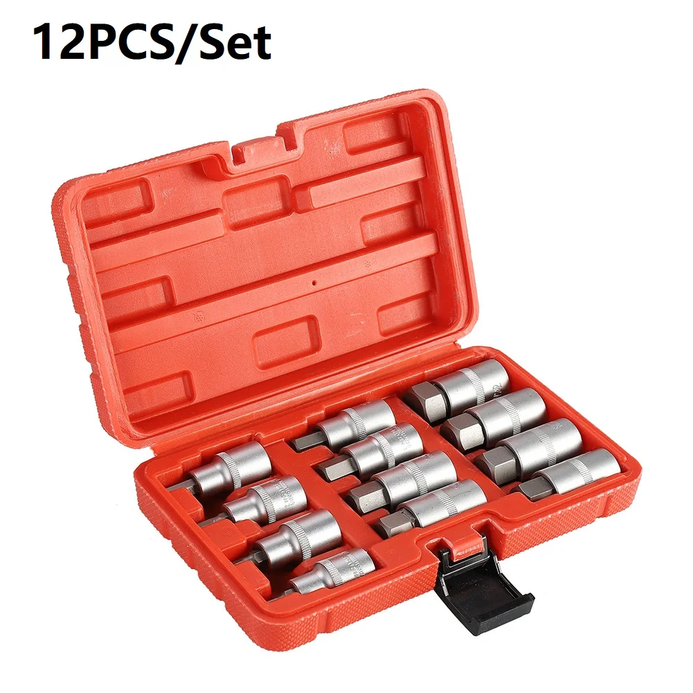 12pcs 1/2 Inch Socket Wrench Set Car Repair Tool Kit Ratchet Screwdriver Bits Automotive Machinery Hand Tool With Box H5-H22
12pcs 1/2 Inch Socket Wrench Set Car Repair Tool Kit Ratchet Screwdriver Bits Automotive Machinery Hand Tool With Box H5-H22