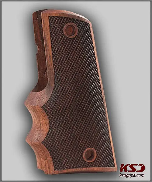 Ksd Colt 1911 Full Size Model Compatible Walnut Grip for Replacement, with Diamond Checkered Pattern
Ksd Colt 1911 Full Size Model Compatible Walnut Grip for Replacement, with Diamond Checkered Pattern
