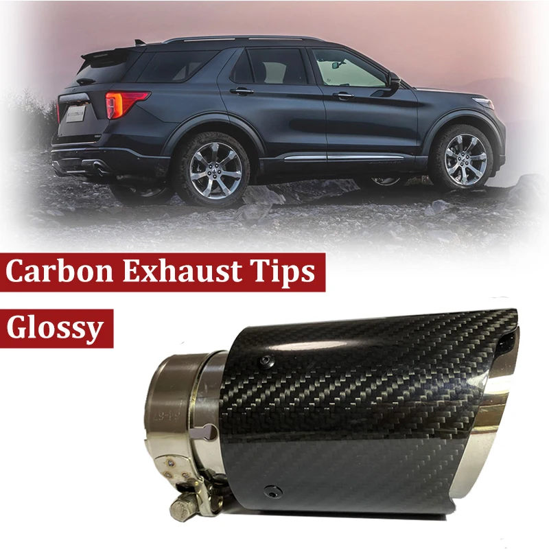 Geetha Universal Carbon Fiber Exhuast Pipe Glossy Tail Pipe Muffler Tip Car Accessories
Geetha Universal Carbon Fiber Exhuast Pipe Glossy Tail Pipe Muffler Tip Car Accessories