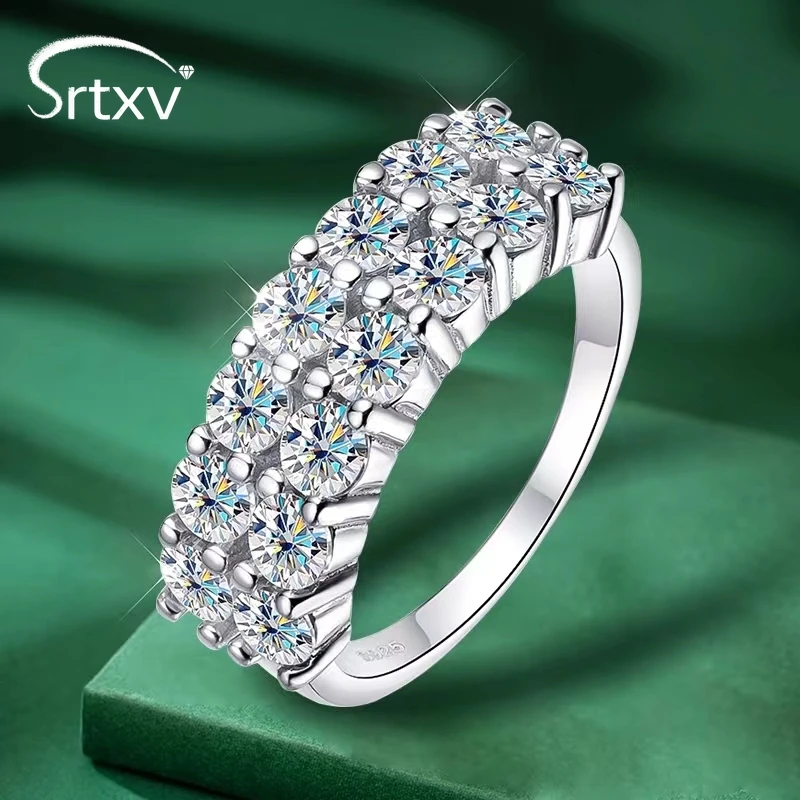 3mm Moissanite Ring for Women 925 Sterling Silver Sparkling Diamond Band Row Ring Wedding Engagement Birthday Gifts Jewelry GRA
3mm Moissanite Ring for Women 925 Sterling Silver Sparkling Diamond Band Row Ring Wedding Engagement Birthday Gifts Jewelry GRA