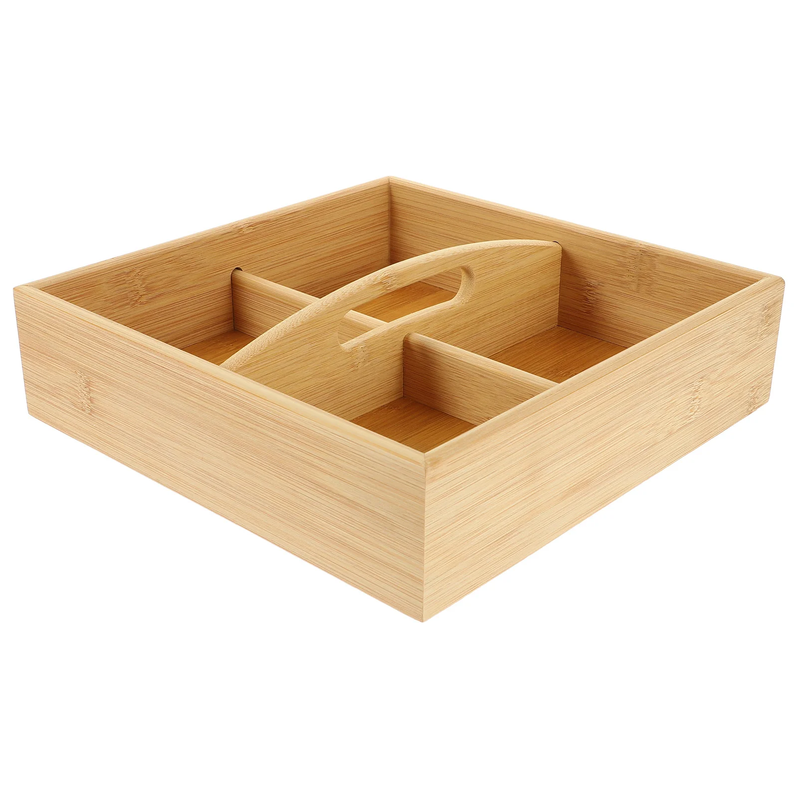 Dried Fruit Case Food Desktop 4-compartment Snack Serving Box with Hollow Handle
Dried Fruit Case Food Desktop 4-compartment Snack Serving Box with Hollow Handle