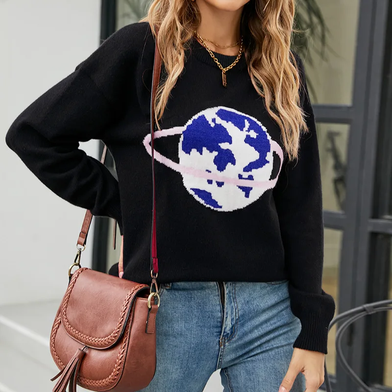 New Knitted Sweater 2022 Fall/Winter Solid Color Fashion Contrast Color Long Sleeve Round Neck Warm Loose Pullovers Sweater
New Knitted Sweater 2022 Fall/Winter Solid Color Fashion Contrast Color Long Sleeve Round Neck Warm Loose Pullovers Sweater