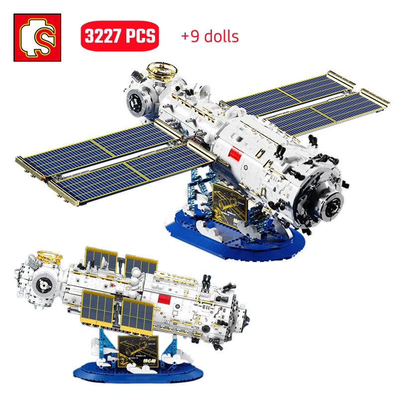 SEMBO Large Space Station Core Cabin Model Building Blocks MOC Aerospace Satellite Astronaut Figures Bricks Children Toys Gifts
SEMBO Large Space Station Core Cabin Model Building Blocks MOC Aerospace Satellite Astronaut Figures Bricks Children Toys Gifts