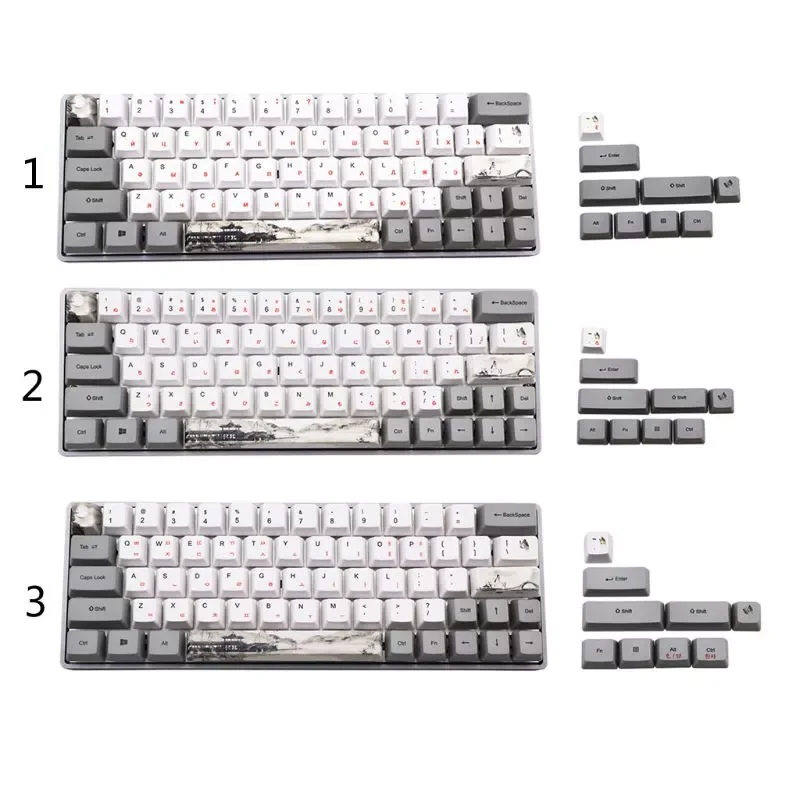 73 key Ink Dye-Sublimation Keyboard Keycaps PBT OEM Profile Russian Keycap GH60 New
73 key Ink Dye-Sublimation Keyboard Keycaps PBT OEM Profile Russian Keycap GH60 New