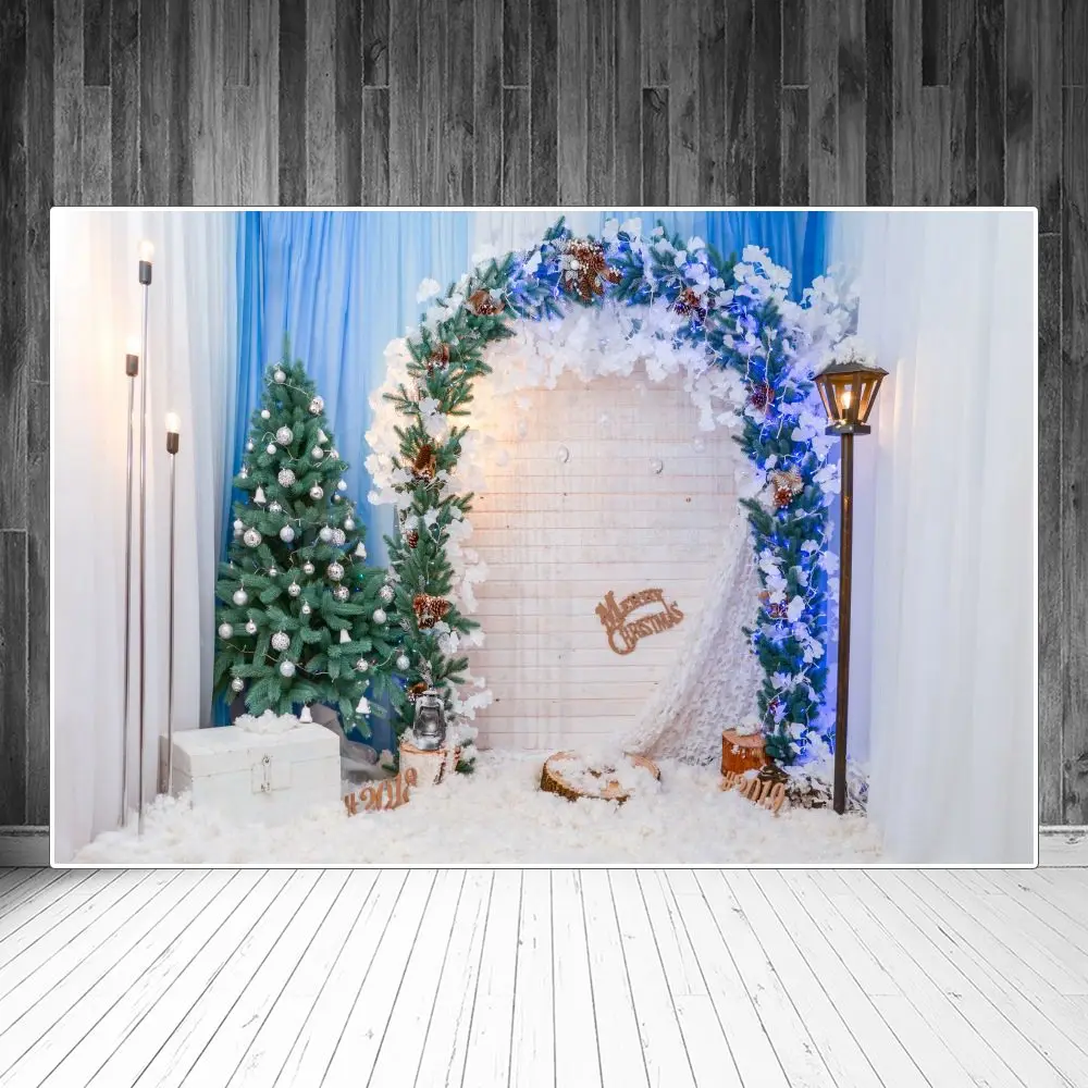 Christmas Tree Garland Arch Lanterns Snow Room Scene Photography Backgrounds Custom Baby Party Decoration Photo Booth Backdrops
Christmas Tree Garland Arch Lanterns Snow Room Scene Photography Backgrounds Custom Baby Party Decoration Photo Booth Backdrops