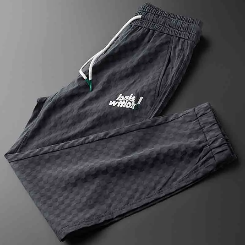 Jane Europe summer thin section breathable plaid casual sweatpants men's self-cultivation convex rubber letters trend bundle foo
Jane Europe summer thin section breathable plaid casual sweatpants men's self-cultivation convex rubber letters trend bundle foo
