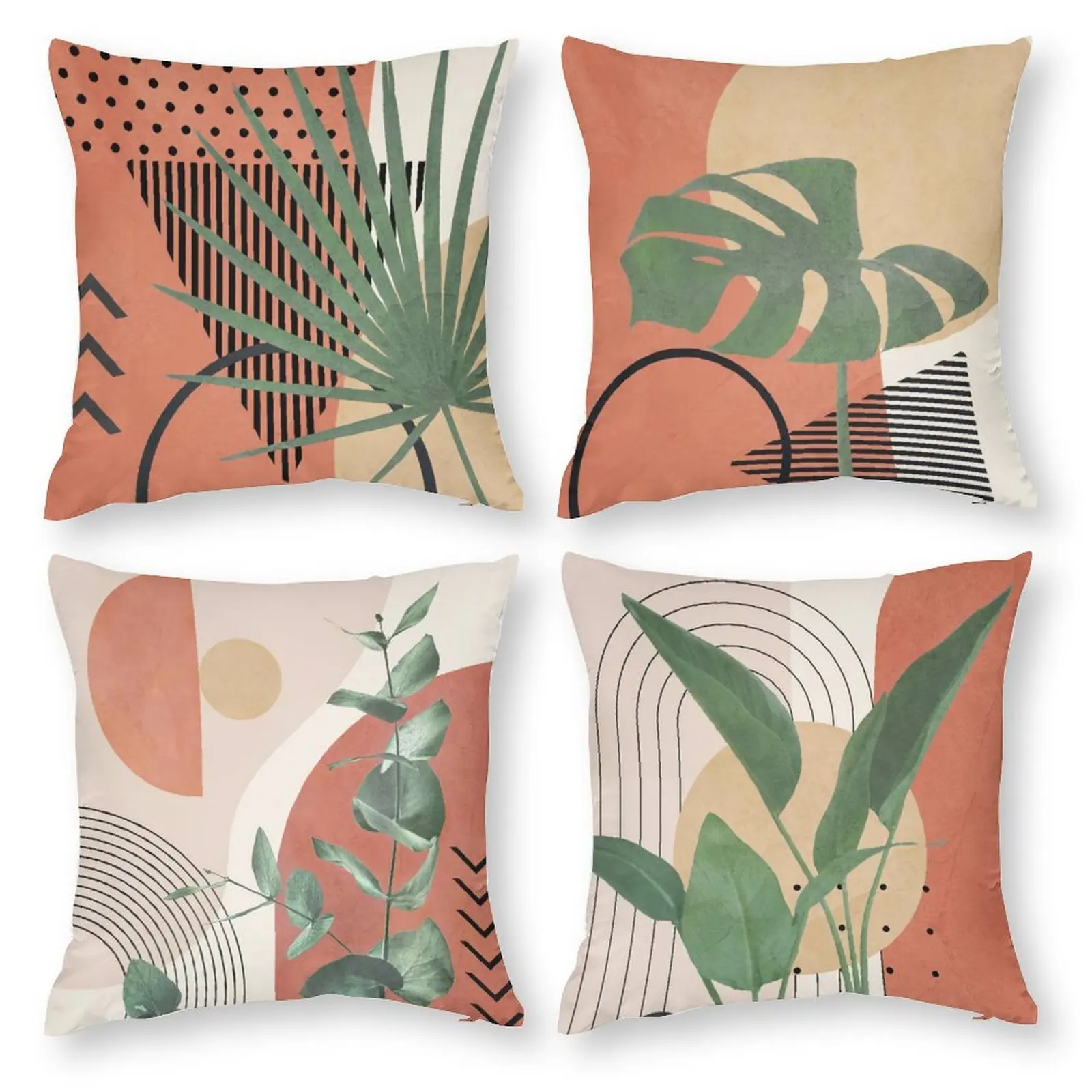 Throw Pillow Cover 18x18 Inch Tropical Plant Geometric Line Spots Polyester New Square Slipover Pillowcase Car Bedroom
Throw Pillow Cover 18x18 Inch Tropical Plant Geometric Line Spots Polyester New Square Slipover Pillowcase Car Bedroom