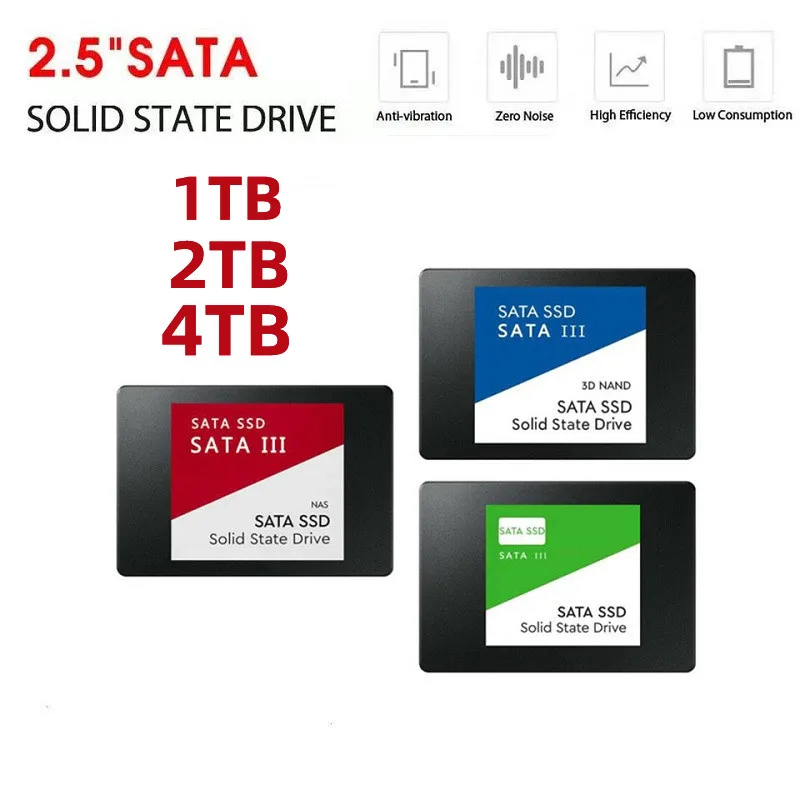 Original Portable SSD 2TB 2.5Inch 4TB Sata III Hard Drive For Laptop Micro Computer Desktop 1TB Internal Solid State Hard Disk
Original Portable SSD 2TB 2.5Inch 4TB Sata III Hard Drive For Laptop Micro Computer Desktop 1TB Internal Solid State Hard Disk