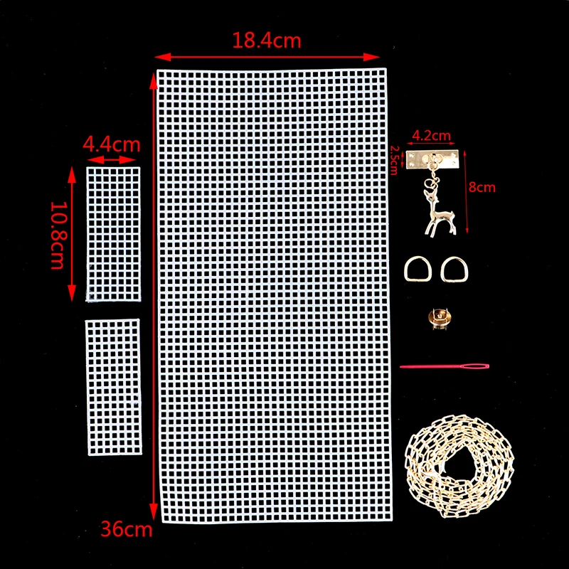 6Pcs/set Weaving Plastic Mesh With Fawn Chain Buckle Sewing Needle Embroidery
6Pcs/set Weaving Plastic Mesh With Fawn Chain Buckle Sewing Needle Embroidery