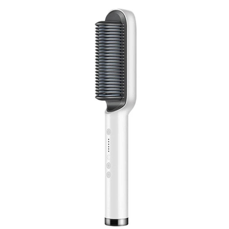 PTC Heating Hair Straightener Curler Brush Hair Electric Hair Comb Brush Straight Curler Beard Brush EU Plug
PTC Heating Hair Straightener Curler Brush Hair Electric Hair Comb Brush Straight Curler Beard Brush EU Plug
