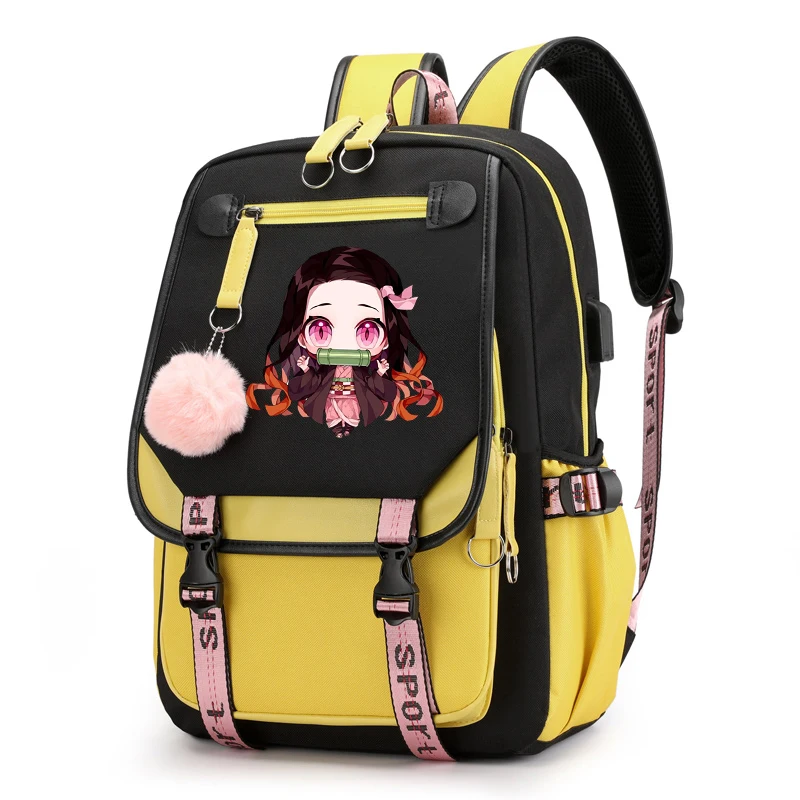 Anime Backpack Cute Cartoon School Bag Nezuko Demon Slayer for Adult Large Capacity Book Bag for Girls Daily Travel
Anime Backpack Cute Cartoon School Bag Nezuko Demon Slayer for Adult Large Capacity Book Bag for Girls Daily Travel