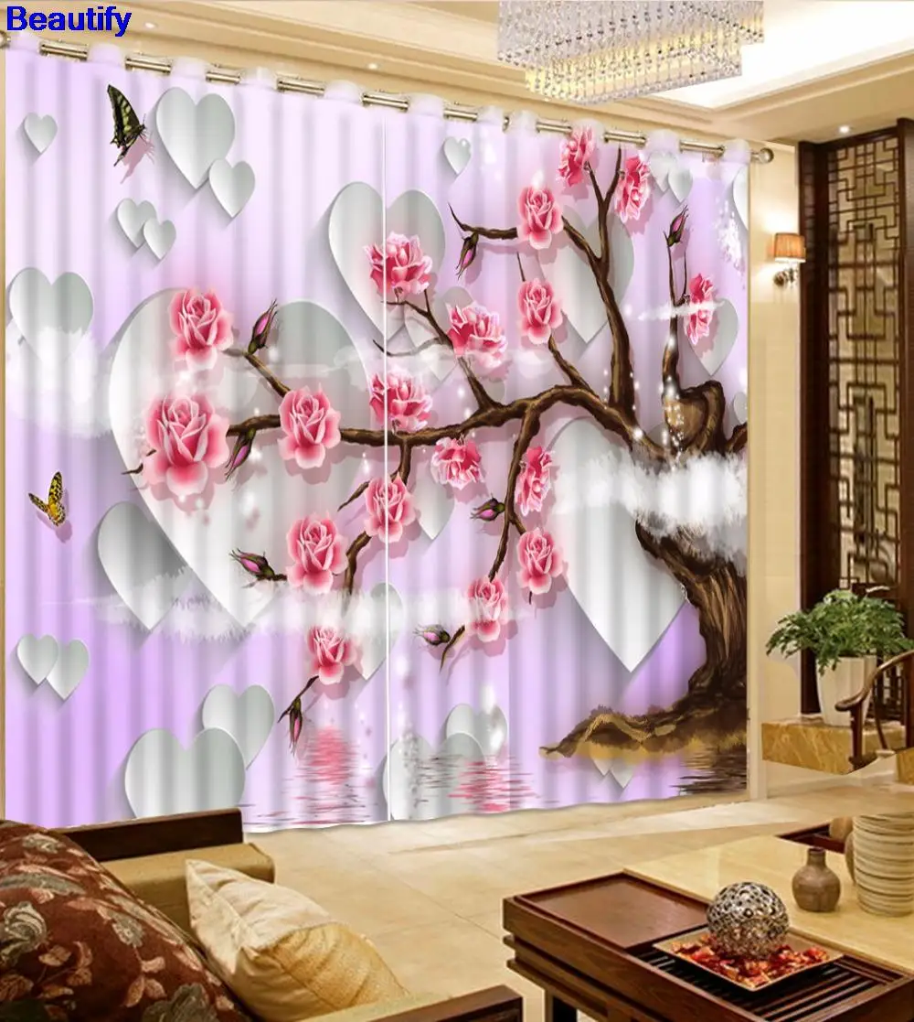 Beautify Custom Photo Curtains Washable Polyester/Cotton Bedroom Curtains New Creative Flower Curtain Blackout
Beautify Custom Photo Curtains Washable Polyester/Cotton Bedroom Curtains New Creative Flower Curtain Blackout
