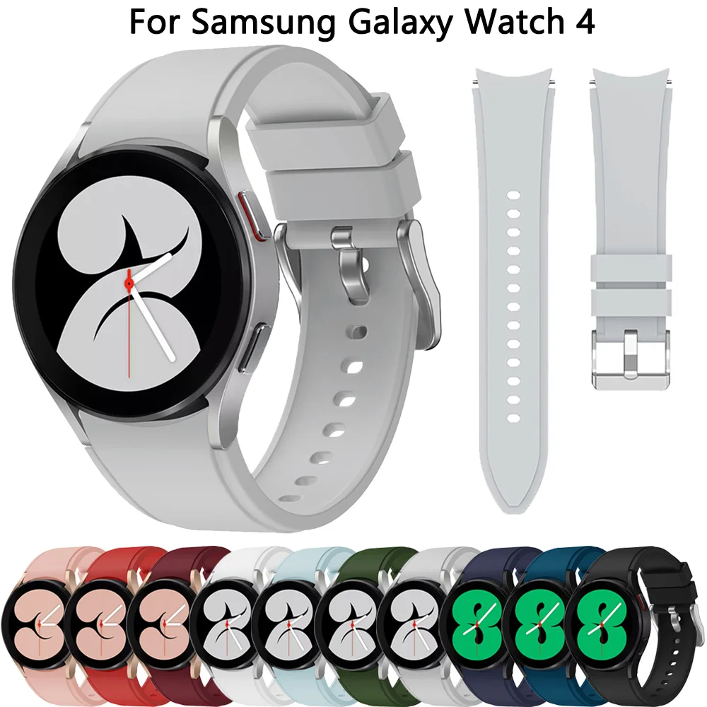 Ремешок силиконовый для Samsung Galaxy Watch 4 classic 46 42 мм, спортивный браслет для наручных часов 4 40 44 мм, умные часы 20 мм
Ремешок силиконовый для Samsung Galaxy Watch 4 classic 46 42 мм, спортивный браслет для наручных часов 4 40 44 мм, умные часы 20 мм