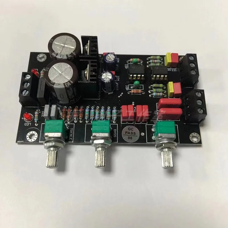 1pc GHXAMP Hifi 2.0 Preamplifier Board NE5532P Op Amp Preamp Tuning Board Upgrade Treble Mid Bass Audio Sound Quality
1pc GHXAMP Hifi 2.0 Preamplifier Board NE5532P Op Amp Preamp Tuning Board Upgrade Treble Mid Bass Audio Sound Quality