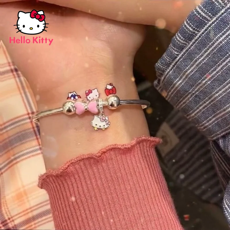 Ювелирные изделия Hello Kitty Kuromi, аксессуары, браслет с нажимом, студенческий браслет, подарок для подруг, милые ювелирные изделия
Ювелирные изделия Hello Kitty Kuromi, аксессуары, браслет с нажимом, студенческий браслет, подарок для подруг, милые ювелирные изделия