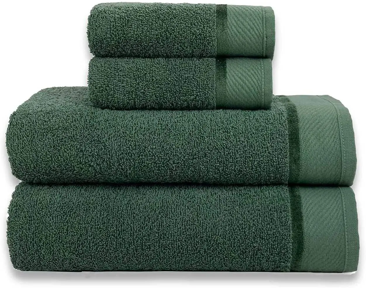 

car wash Giant Thick Towels 4 Pieces Luxury Game - Canada (Green Moss) Microfiber Towels Bathroom Hotel Bath Towels For Thicken