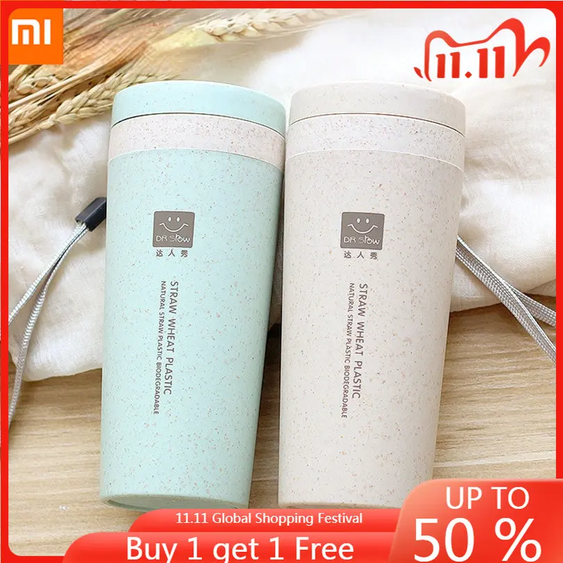 XIAOMI Portable 300ml Thermo Bottle Healthy Plastic Wheat Fiber Cup Double Layer Thermal Mug Office Coffee Tea Bottle Travel Mug
XIAOMI Portable 300ml Thermo Bottle Healthy Plastic Wheat Fiber Cup Double Layer Thermal Mug Office Coffee Tea Bottle Travel Mug