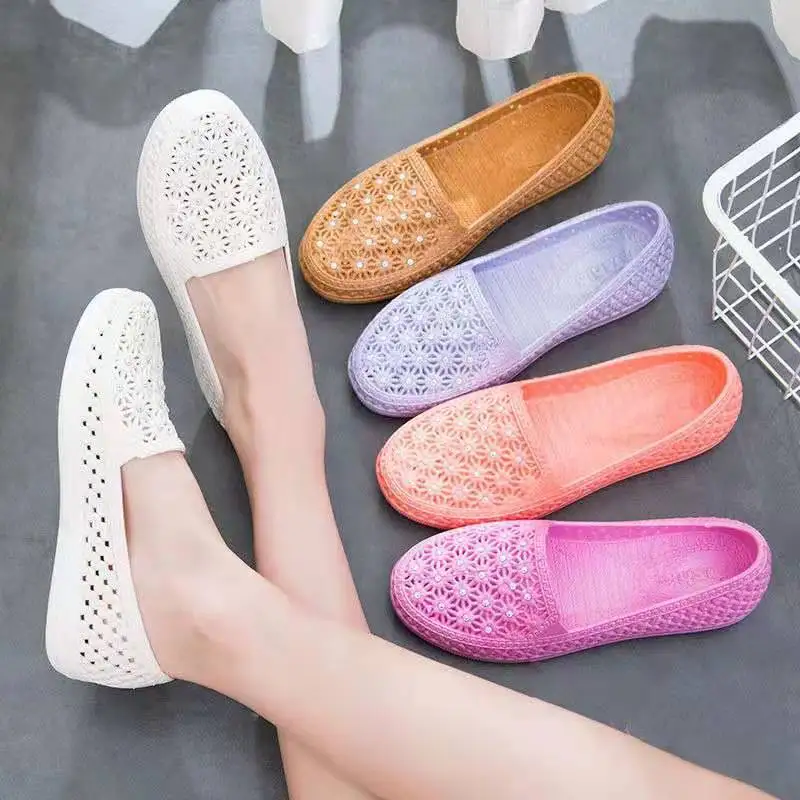 Mr Co Flats Shoes Women Hollow Out Slip On Casual Nurse Shoes Summer Loafers Female Sandals Shallow Beach Breathable Zapatos
Mr Co Flats Shoes Women Hollow Out Slip On Casual Nurse Shoes Summer Loafers Female Sandals Shallow Beach Breathable Zapatos