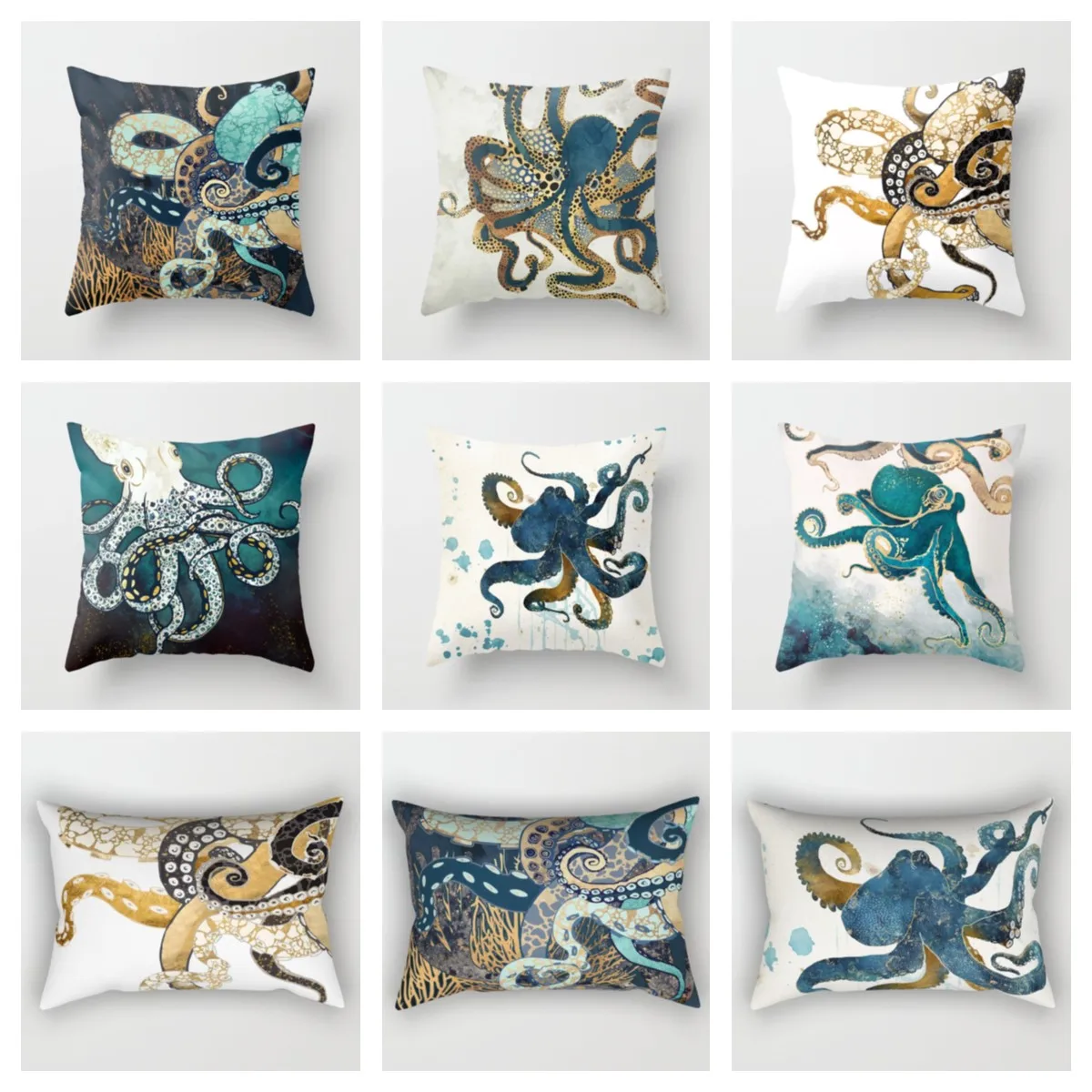 Metallic wind octopus Plush pillowcase, outside pillow covers fall pillow cover Throw pillow case Home Decoration 60x60 30x50
Metallic wind octopus Plush pillowcase, outside pillow covers fall pillow cover Throw pillow case Home Decoration 60x60 30x50