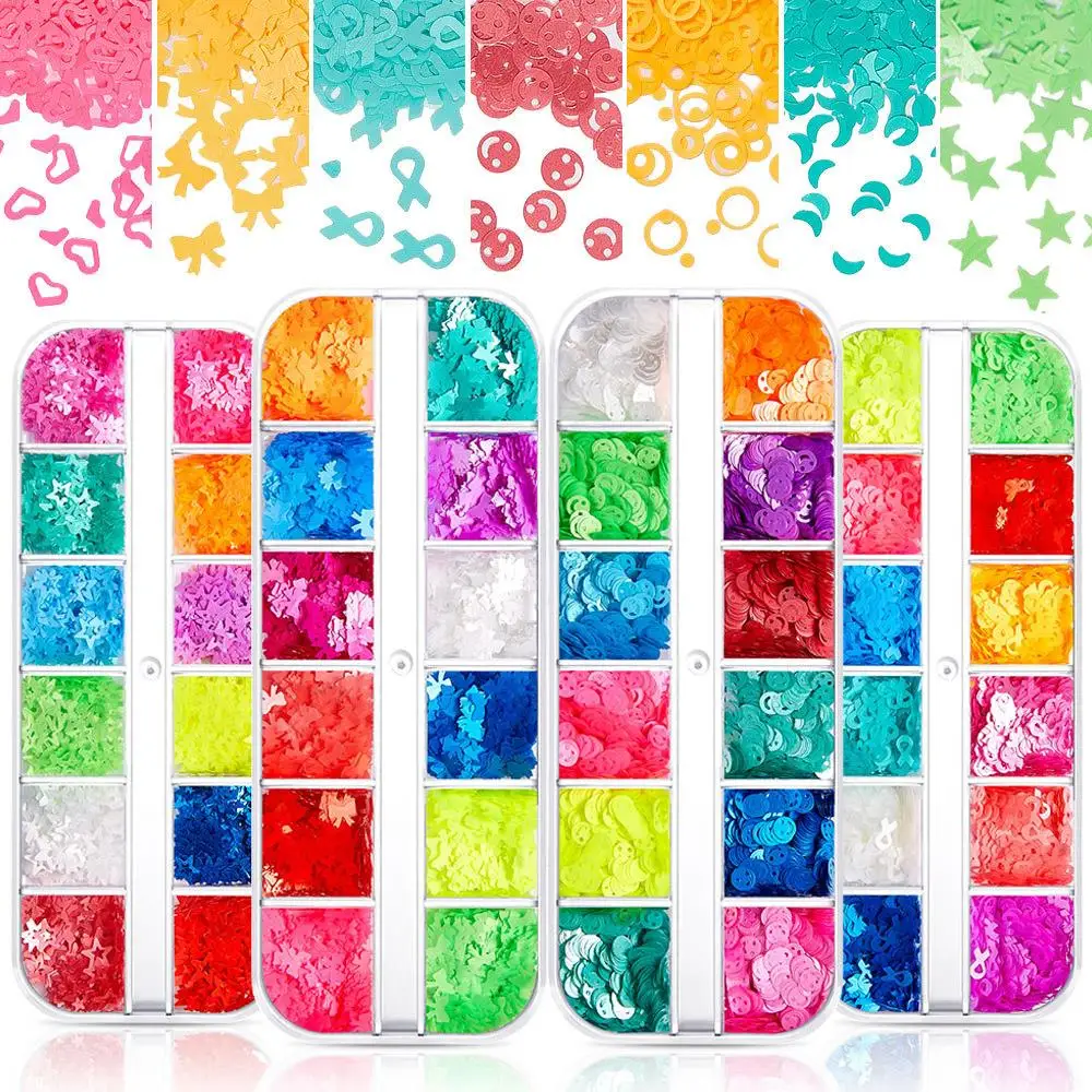 12 Grids Mixed Love Heart Star Sequins Glitter Flakes for DIY Making UV Epoxy Resin Mold Filler Nail Art Decorations Accessories
12 Grids Mixed Love Heart Star Sequins Glitter Flakes for DIY Making UV Epoxy Resin Mold Filler Nail Art Decorations Accessories