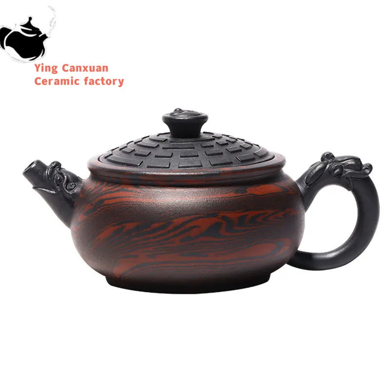 230ml Yixing Tradition Purple Clay Teapots Famous Handmade Tea Pot Raw Ore Old Purple Mud Beauty Kettle Chinese Zisha Tea Set
230ml Yixing Tradition Purple Clay Teapots Famous Handmade Tea Pot Raw Ore Old Purple Mud Beauty Kettle Chinese Zisha Tea Set