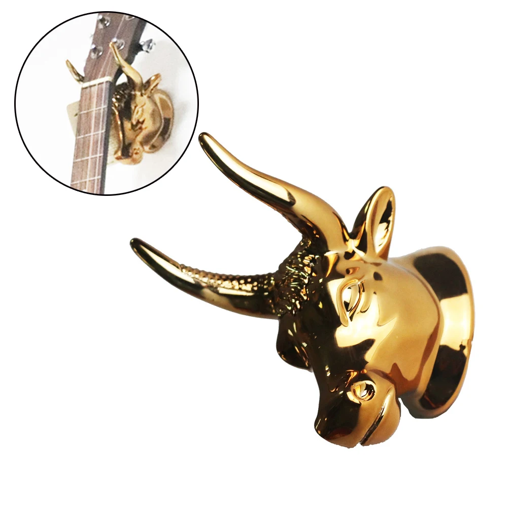 Bull Head Wall Mount Hanger Guitar Holder Hook Stand Bracket For Ukulele Bass Guitars Storage Home Art Decorative Rack Accessory
Bull Head Wall Mount Hanger Guitar Holder Hook Stand Bracket For Ukulele Bass Guitars Storage Home Art Decorative Rack Accessory