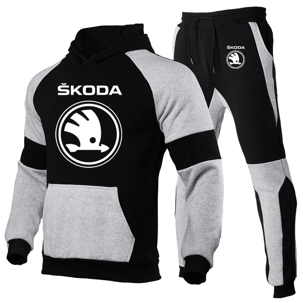 2022 New Skoda Car Logo Patchwork Mans Spring Autumn Printing Sweatshirt Tops+Casual Sport Pants Comfortable 2-Piece Set Suit
2022 New Skoda Car Logo Patchwork Mans Spring Autumn Printing Sweatshirt Tops+Casual Sport Pants Comfortable 2-Piece Set Suit