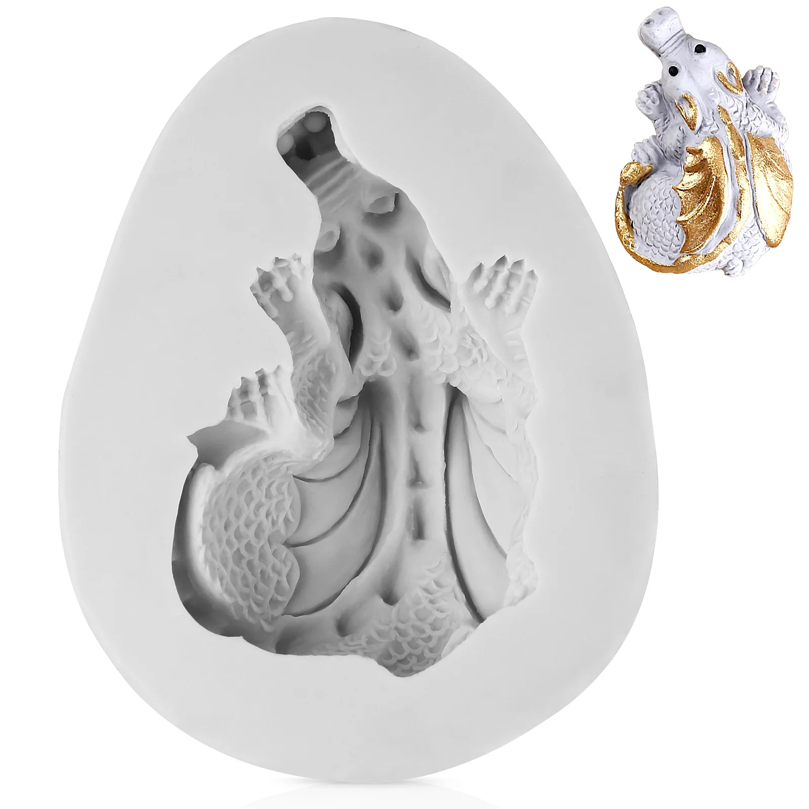 Cake Molds Silicone Dragon Mould Fondant Baking Decorating Egg Chocolate Easter Tool Candy Resin Clay Bakery Kitchen Day Party
Cake Molds Silicone Dragon Mould Fondant Baking Decorating Egg Chocolate Easter Tool Candy Resin Clay Bakery Kitchen Day Party