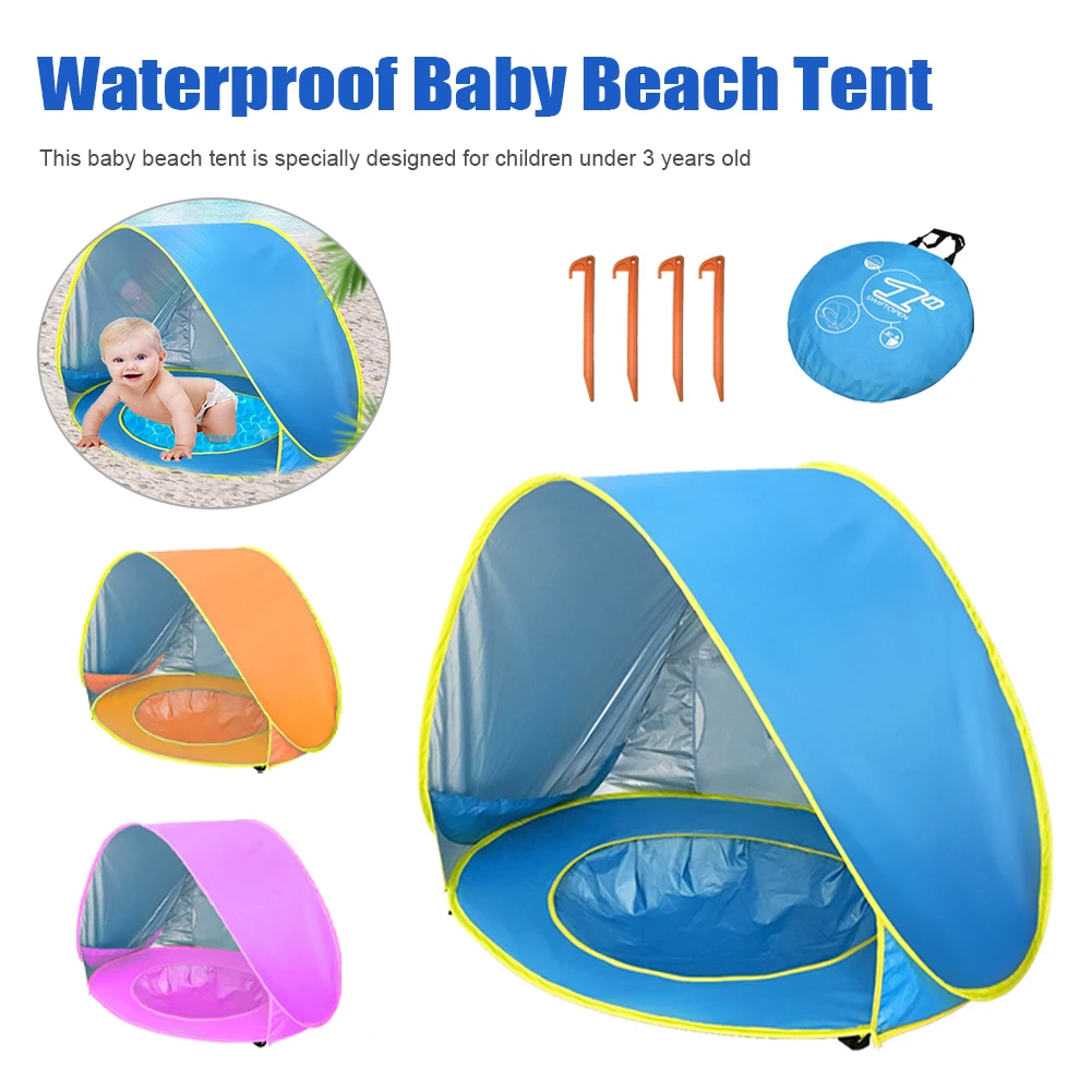 Waterproof Baby Beach Tent Pop Up Portable Shade Pool UV Protection Sun Shelter for Infant Kid Outdoor Camping Sunshade Beach
Waterproof Baby Beach Tent Pop Up Portable Shade Pool UV Protection Sun Shelter for Infant Kid Outdoor Camping Sunshade Beach
